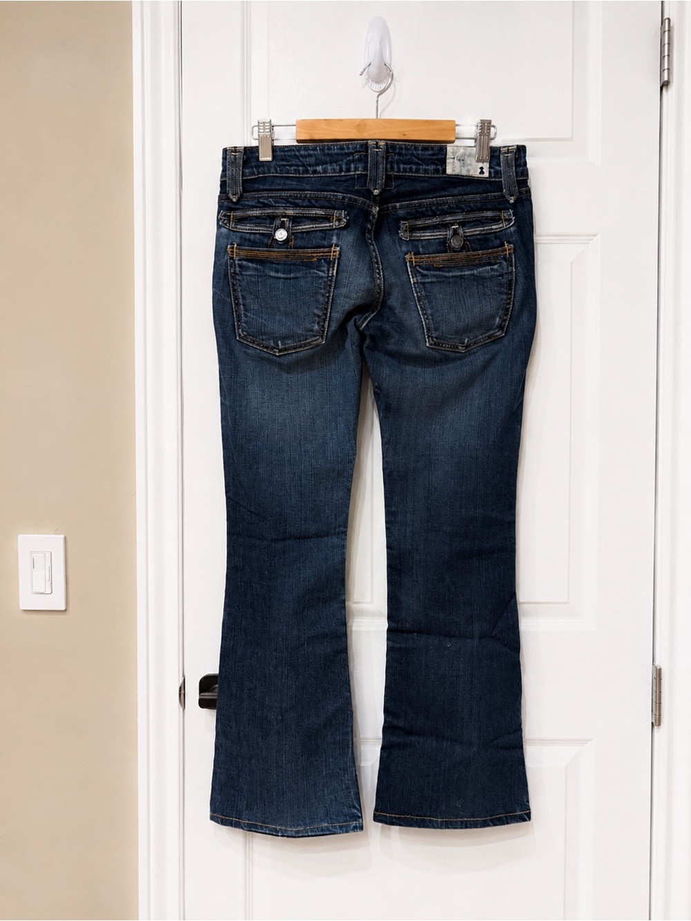 Taverniti So Jeans Dark Blue Flare Jeans